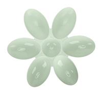 Cuencos para gatitos, cuencos para gatos de interior, múltiples comederos para gatos, con forma de pétalos de flores, 6 rejillas, cuenco de alimentación para gatitos y cachorros, platos para gatos