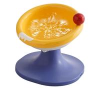 Cuencos para gatos - 60 grados de altura ajustable, bonito cuenco de pie | cuencos de cerámica para gatos | 7,09 x 7,09 x 6,1 pulgadas elevado para mascotas | Para razas pequeñas en el