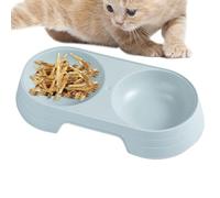 Cuencos para Gatos para Comida y Agua - Cuenco Doble para Gato Elevado Macaron | Cuenco para Perros, Cuencos de Agua y Comida para Alimentar Perros pequeños, medianos y Grandes, Gatos, Cachorros