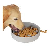 Cuencos para perros de alimentación lenta | Cuenco para perros de alimentación lenta de silicona Anti Gulping Cuenco para perros elevado para comer sano - Cuenco rompecabezas para perros, cuenco para