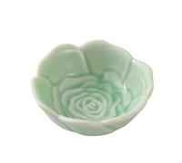 Cuencos para salsas, 4 Oz Flower Shape Ceramic Dip Bowls Sauce Dish Mini Condiment Porcelain Sauce Bowl