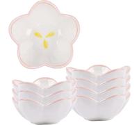 Cuencos para salsas, Sauce Bowls, Tapas Bowls, Floral Pattern Dish Set for Dessert, Snack-Egg-Set of 4