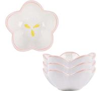 Cuencos para salsas, Sauce Bowls, Tapas Bowls, Floral Pattern Dish Set for Dessert, Snack-Egg-Set of 4