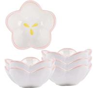 Cuencos para salsas, Sauce Bowls, Tapas Bowls, Floral Pattern Dish Set for Dessert, Snack-Egg-Set of 4