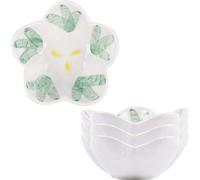 Cuencos para salsas, Sauce Bowls, Tapas Bowls, Floral Pattern Dish Set for Dessert, Snack-Egg-Set of 4