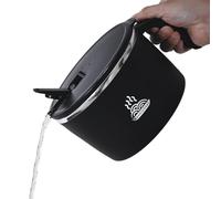 Cuencos para sopa - Contenedores de comida de acero inoxidable | Cuencos grandes para fideos para desayuno, almuerzo, cena, aperitivos, cocina, oficina, trabajo, escuela, viajes, picnic, universidad