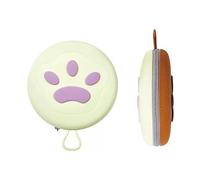 Cuencos plegables dobles de viaje para perros con funda con cremallera, cuenco portátil 2 en 1 para comida y agua, ligero y ahorra espacio para camping, senderismo y viajes, ideal para perros