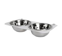 Cuencos Superiores del Animal Doméstico del Acero Inoxidable del Alimentador Elevado del Animal Doméstico, Ajustable, a Prueba de Herrazón, Grieta-Prueba, Fácil Limpiar,
