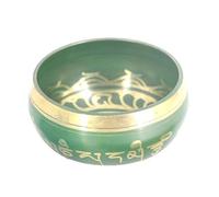 Cuencos tibetanos Tibetan Singing Bowl Sound Therapy, Buddha Sound Bowl for Yoga Meditation Relaxation Healing Prayer(Groen)