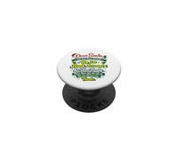 Cuenta bancaria de Dear Santa Big, Cuerpo Delgado, Divertida Navidad PopSockets PopGrip Adhesivo