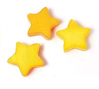 Cuenta concha de madreperla estrella brillante melocotón 14x14mm. 250gr. 356u. Aprox.