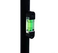 Cuenta de burbuja nivelada, cilindro de plástico alto para alineación horizontal y vertical, verde 68 x 16,3 x 18 mm, herramienta de medición de una sola línea (B)