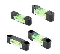 Cuenta de nivel de burbuja horizontal de plástico para cilindro y herramientas de nivel, 68 mm de longitud con opciones lineales de 2 o 3 cables, imán (3 cables con imán)