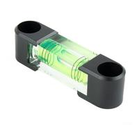 Cuenta de nivel de burbuja horizontal de plástico para cilindro y herramientas de nivel, 68 mm de longitud con opciones lineales de 2 o 3 cables, imán (3 cables sin imán)