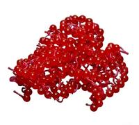 Cuenta de pesca de textura suave que ofrece una sensación natural en la boca para los peces, proporcionando ventaja en situaciones de pesca desafiantes con el tiempo (4 mm)