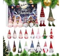 Cuenta regresiva de de Navidad, muñecas de de cuenta regresiva de Navidad de 24 días, decoración coleccionable de enano de mesa para niños, niñas, adultos, adolescentes, amigos, familiares