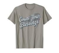 Cuenta Tus bendiciones: Cita inspiradora Be Thankful Camiseta