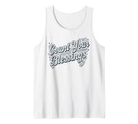 Cuenta Tus bendiciones: Cita inspiradora Be Thankful Camiseta sin Mangas