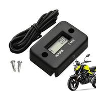 Cuentahoras Digital - Pantalla Resistente Líquido | Temporizador Motocicleta | Registrador Sensorial Para Quad Cortacésped Motosierra Tractor Autocaravana Motor, Máx 99999 Horas