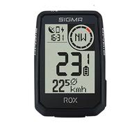 Cuentakilómetros de bicicleta inalámbrico/GPS Sigma ROX 2.0 Endurance negro.