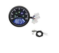 Cuentakilómetros doble motocicleta Odómetro digital LED de 12 V para motocicleta, velocímetro, tacómetro con sensor para Suzuki, piezas modificadas y accesorios
