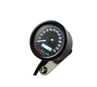 Cuentakilómetros electrónico Daytona Velona 60mm 260 km negro con luces LED...