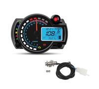 Cuentakilómetros Motocicleta Velocímetro Digital Universal para Motocicleta, con LED, para Tablero De Instrumentos, para Motocross, con Contador De Horas, Velocímetro Y Odómetro.
