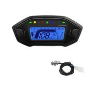 Cuentakilómetros para Moto Velocímetro Digital Universal para Motocicleta, Tacómetro, Tablero De Instrumentos De 10 000 RPM, Medidor De Panel, Odómetro Doble, Tacómetro