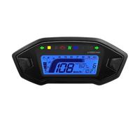 Cuentakilómetros para Moto Velocímetro Digital Universal para Motocicleta, Tacómetro, Tablero De Instrumentos De 10 000 RPM, Medidor De Panel, Odómetro Doble, Tacómetro