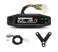 Cuentakilómetros Salpicadero Accesorios para Motocicleta, Velocímetro Universal, Tablero Digital LED, Km/h, mph, Odómetro, Sensor De Calibre con Soporte Y/Z/W