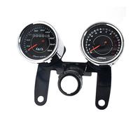 Cuentakilómetros Salpicadero Grupo De Instrumentos De Calibre para Motocicleta 2 En 1, Retroiluminación LED para Motocicleta, Odómetro Y Tacómetro, Velocímetro, Universal