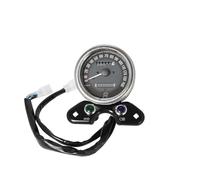 Cuentakilómetros Salpicadero Interfaz Digital para Odómetro De Motocicleta, Indicador De Combustible, Velocímetro con Luz Y Cargador para CG125 para GN125,