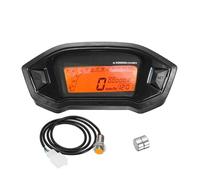 Cuentakilómetros Salpicadero Pantalla De Motocicleta 10000RPM Velocímetro De Motocicleta 7 Colores Odómetro Digital Universal Tacómetro Ajustable M3 Mono