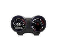 Cuentakilómetros Salpicadero Velocímetro Digital para Motocicleta con Tablero De Instrumentos, Medidor De RPM, mph/KMH, Medidor De Combustible, Voltímetro, Pantalla De Marcha para TITAN150