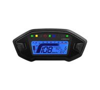 Cuentakilómetros Salpicadero Velocímetro Digital Universal para Motocicleta, Tacómetro, Tablero De Instrumentos, Medidor De Panel De Instrumentos De 10000 RPM, Pantalla LED para 1,2,4 Cilindros