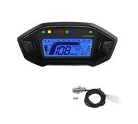 Cuentakilómetros Salpicadero Velocímetro Digital Universal para Motocicleta, Tacómetro, Tablero De Instrumentos, Medidor De Panel De Instrumentos De 10000 RPM, Pantalla LED para 1,2,4 Cilindros