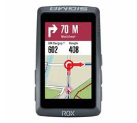 Cuentakilómetros Sigma ROX 12.1 EVO GPS negro con pulsómetro y altímetro.