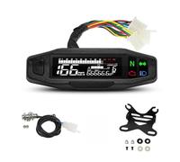 Cuentakilómetros velocímetro Un Medidor Digital Universal para Motocicleta, Velocímetro, Odómetro Digital, RPM, Medidor De Combustible, Luz De Señal De Giro para Motocicleta(GaugeXSensorXW)