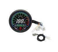 CuentakilóMetros Velocímetro Universal Para Motocicleta, Medidores De Tablero Digital, 12000RPM, Kmh/mph, Alarma Voltaje, Indicador Marcha Para GN125