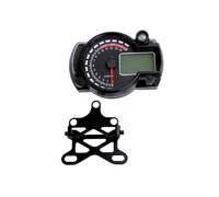 CuentakilóMetros Velocímetro Universal Para Motocicleta, Odómetro De 0-299km MPH, Tacómetro 0-19000RPM, Medidor Combustible, Temperatura Del Agua 12V Con 7 Luces Traseras