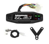 CuentakilóMetros Velocímetro Universal Para Motocicleta, Tablero De Instrumentos Digital LED, Medidor Odómetro Km/h MPH, Sensor Calibre Motor Con Soporte Y/Z/W