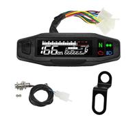 CuentakilóMetros Velocímetro Universal Para Motocicleta, Tablero De Instrumentos Digital LED, Medidor Odómetro Km/h MPH, Sensor Calibre Motor Con Soporte Y/Z/W