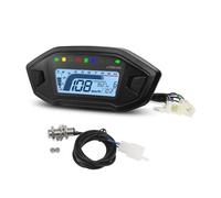 Cuentakilómetros velocímetro Velocímetro Digital Universal para Motocicleta, Odómetro Retroiluminado para Vehículos De Motor, Instrumento Ajustable En 7 Colores(with Sensor)