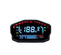 Cuentakilómetros velocímetro Velocímetro LED para Motocicleta, Odómetro Digital, Velocidad, Temperatura del Agua, Medidor De Combustible para para para