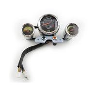 Cuentakilómetros velocímetro Velocímetro Mecánico para Motocicleta, Odómetro con Engranaje, Luz Indicadora De Led, Café, para para QS150, QS150-B