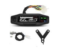 Cuentakilómetros velocímetro Velocímetro Universal para Motocicleta, Medidor De Velocidad Digital, Tacómetro LED, Panel De Instrumentos para Tablero, Pantalla Y Soporte(MT0069-M040-3)