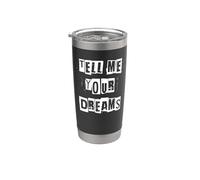 Cuéntame tus sueños Vaso térmico de acero inoxidable de doble pared