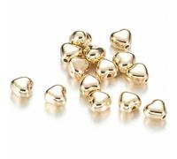 Cuentas acrílicas, 100 Uds. Cuentas espaciadoras CCB de estrella 4-6mm, oro y plata for fabricación joyería DIY(43)