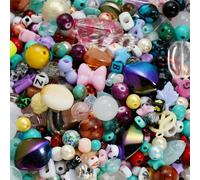 Cuentas acrílicas, 20g 2-45mm Multicolor Acrílico Perlas Sueltas Hallazgos de Joyería(13)