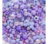 Cuentas acrílicas, 20g 2-45mm Multicolor Acrílico Perlas Sueltas Hallazgos de Joyería(18)